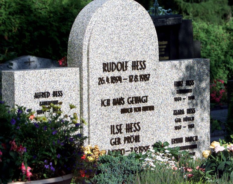 Rudolf Hessi ja ta perekonna matmispaik Wunsiedeli kalmistul