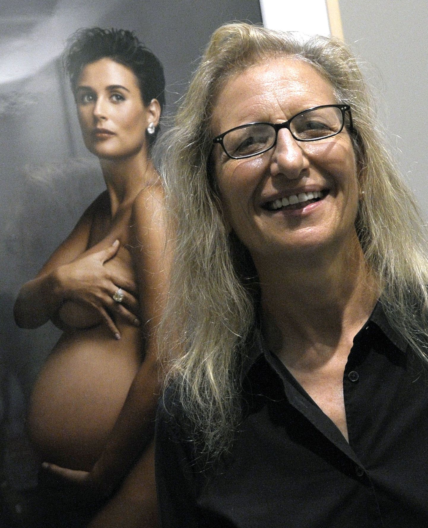 Annie Lebovitz ja tema kuulus foto rasedast Demi Moore'st.