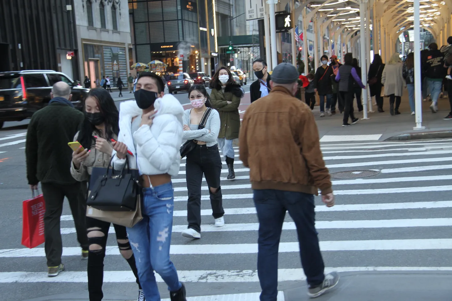 Kevade algus New Yorgis.