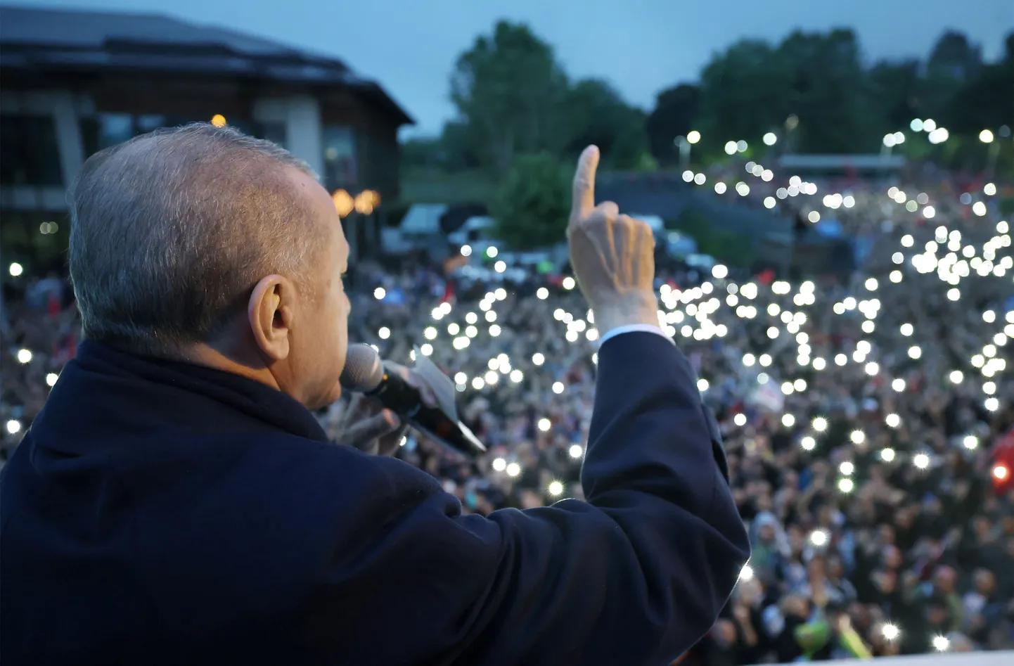 Türgi president Recep Tayyip Erdogan kampaaniaüritusel Istanbulis eelmise aasta mais.