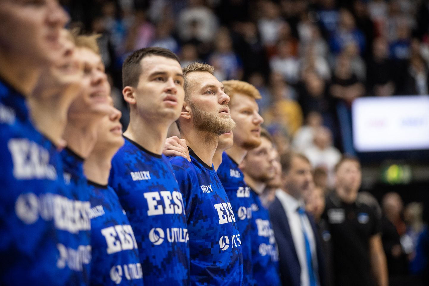 Eesti korvpallikoondislased.