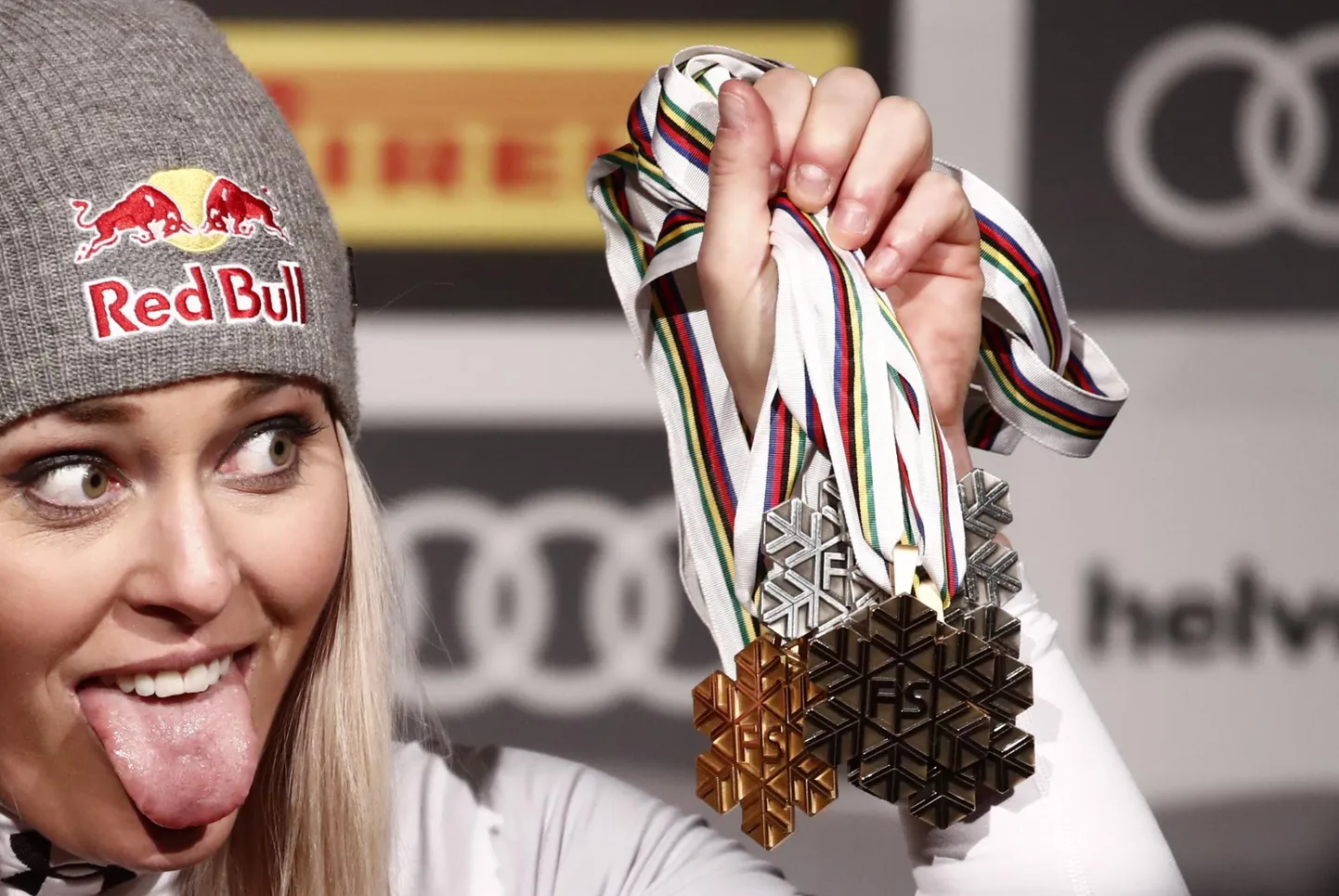 Lindsey Vonn lõpetas karjääri pronksmedaliga. FOTO: Christian Hartmann
