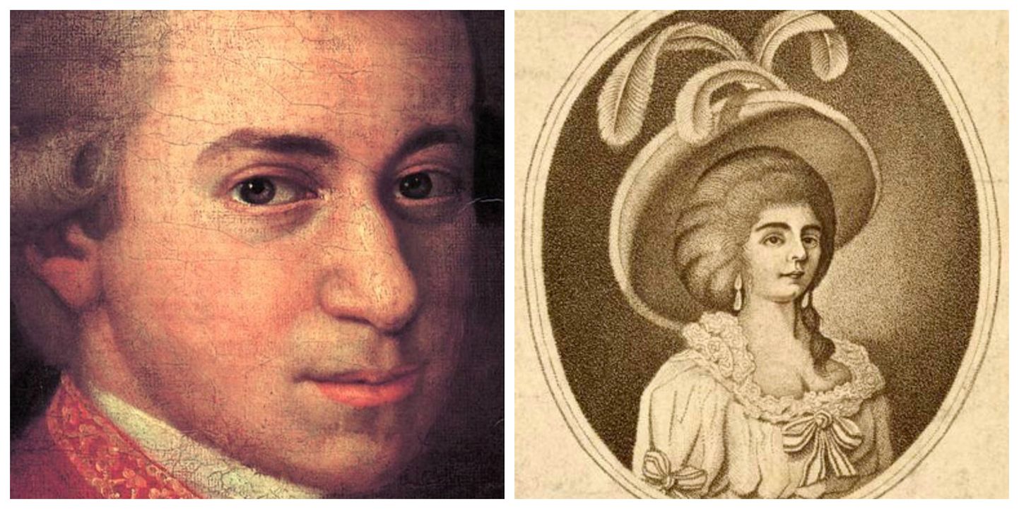 Mozart ja Adriana Ferrarese del Bene