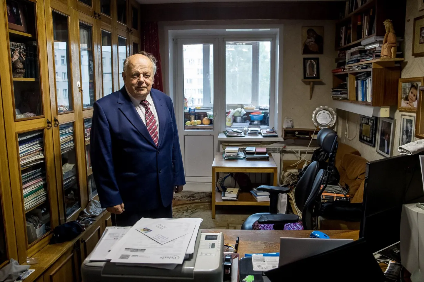Valgevene esimene juht Stanislav Šuškevitš.