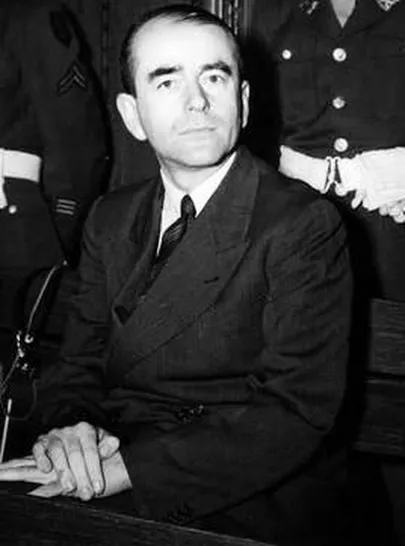 Albert Speer (1905–1981) headed the Ministry of Armaments and Munitions of the Third Reich, pleaded guilty after the end of the war and spent 20 years in jail.
