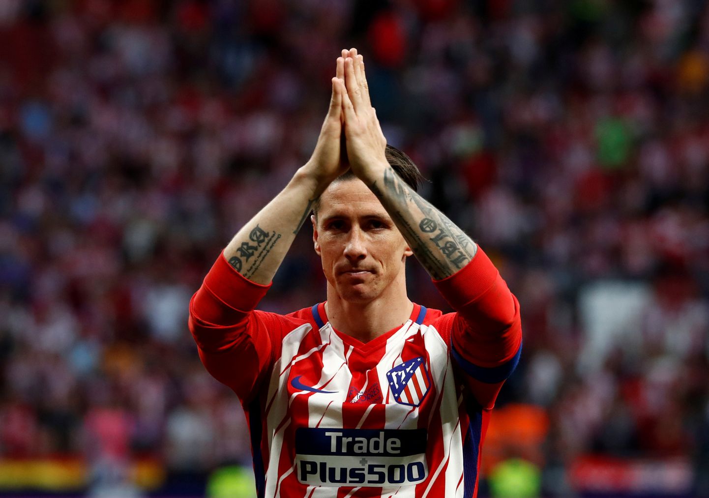 Fernando Torres oma kasvatajaklubi Madridi Atletico särgis.