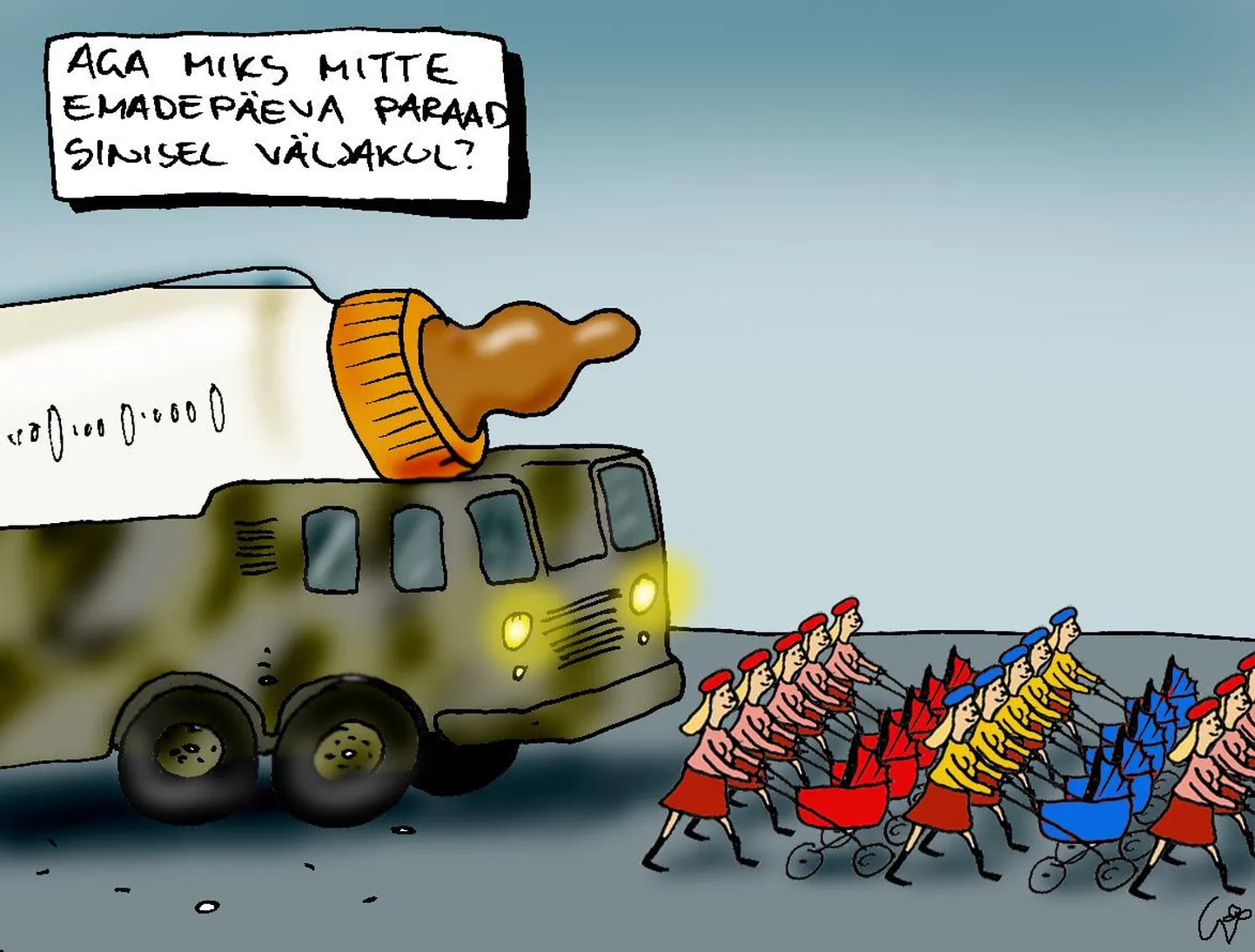 Emadepäevaparaad.