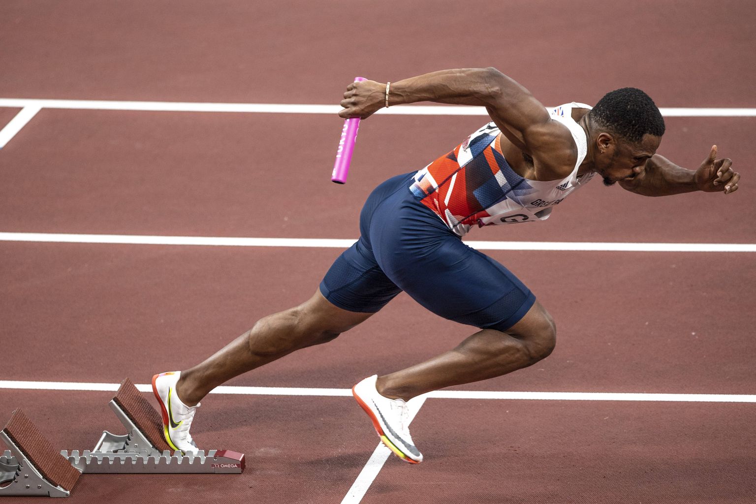 Завоевавший на Олимпиаде-2020 серебряную медаль в мужской эстафете 4x100 метров британский легкоатлет Чиджинду Уджа.