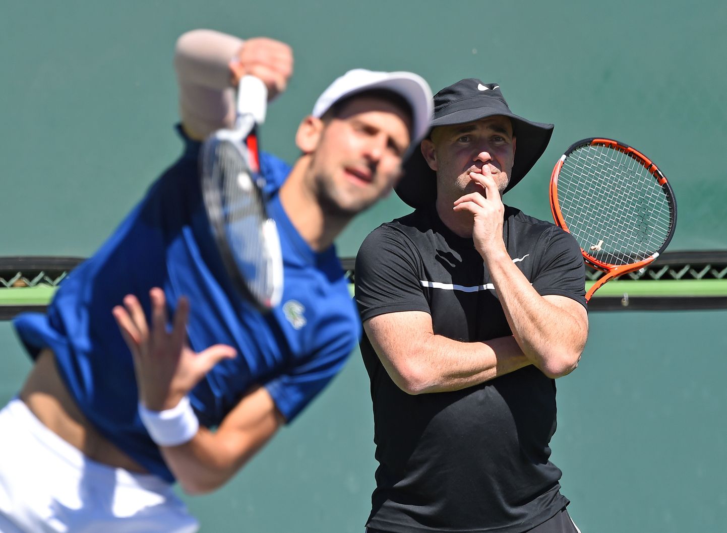 Novak Djokovic enam Andre Agassi silme all ei treeni
