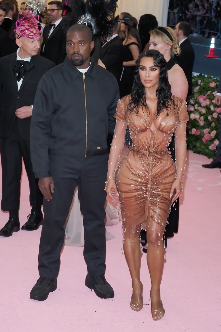 Ким Кардашьян и Канье Уэст. Met Gala 2019.