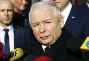 Õiguse ja Õigluse partei (PiS) juht Jarosław Kaczyński. Foto: Reuters/Scanpix