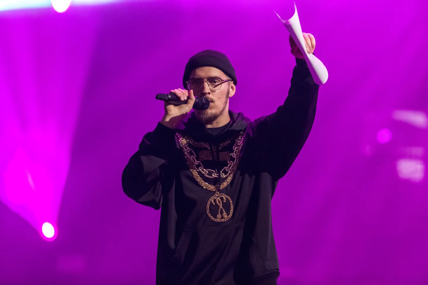 Metsakutsu 2018. aastal MyHits Awardsi laval.