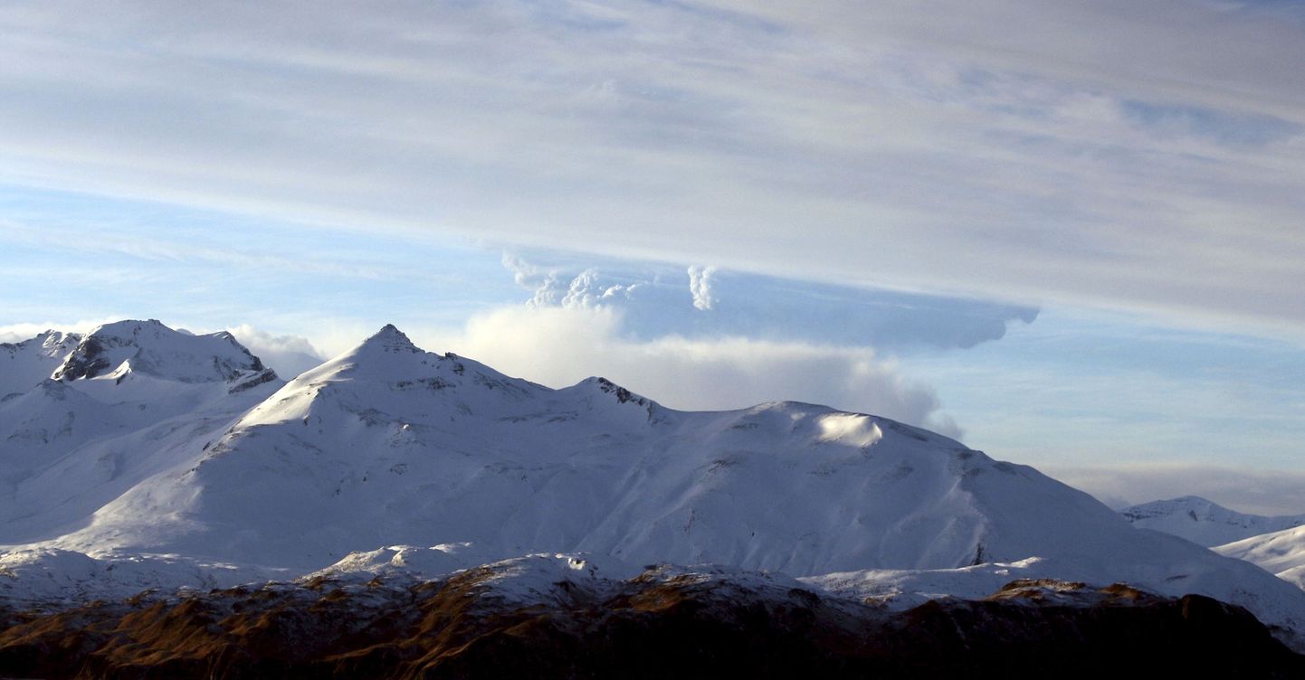 Bogoslofi vulkaan purskamas 2016. aasta detsembris.