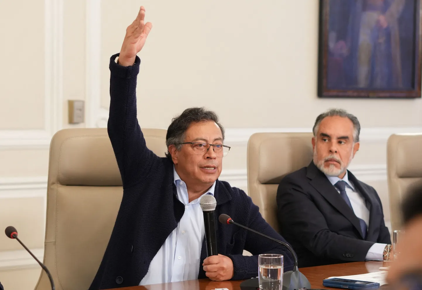 Kolumbijas prezidents Gustavo Petro.