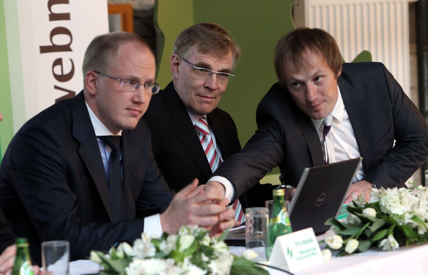 Priit Alamäe (vasakul) ja Taavi Kotka (paremal) tarkvarafirmast Webmedia Group.