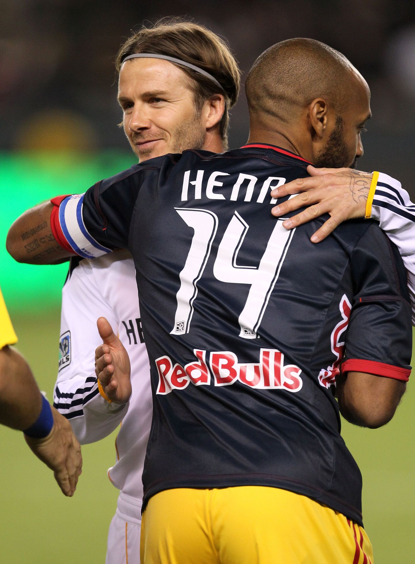 Thierry Henry ja David Beckham.