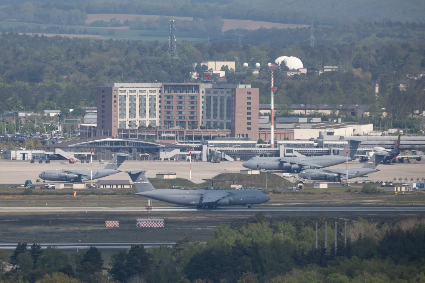 USA Ramsteini õhuväebaas Saksamaal.