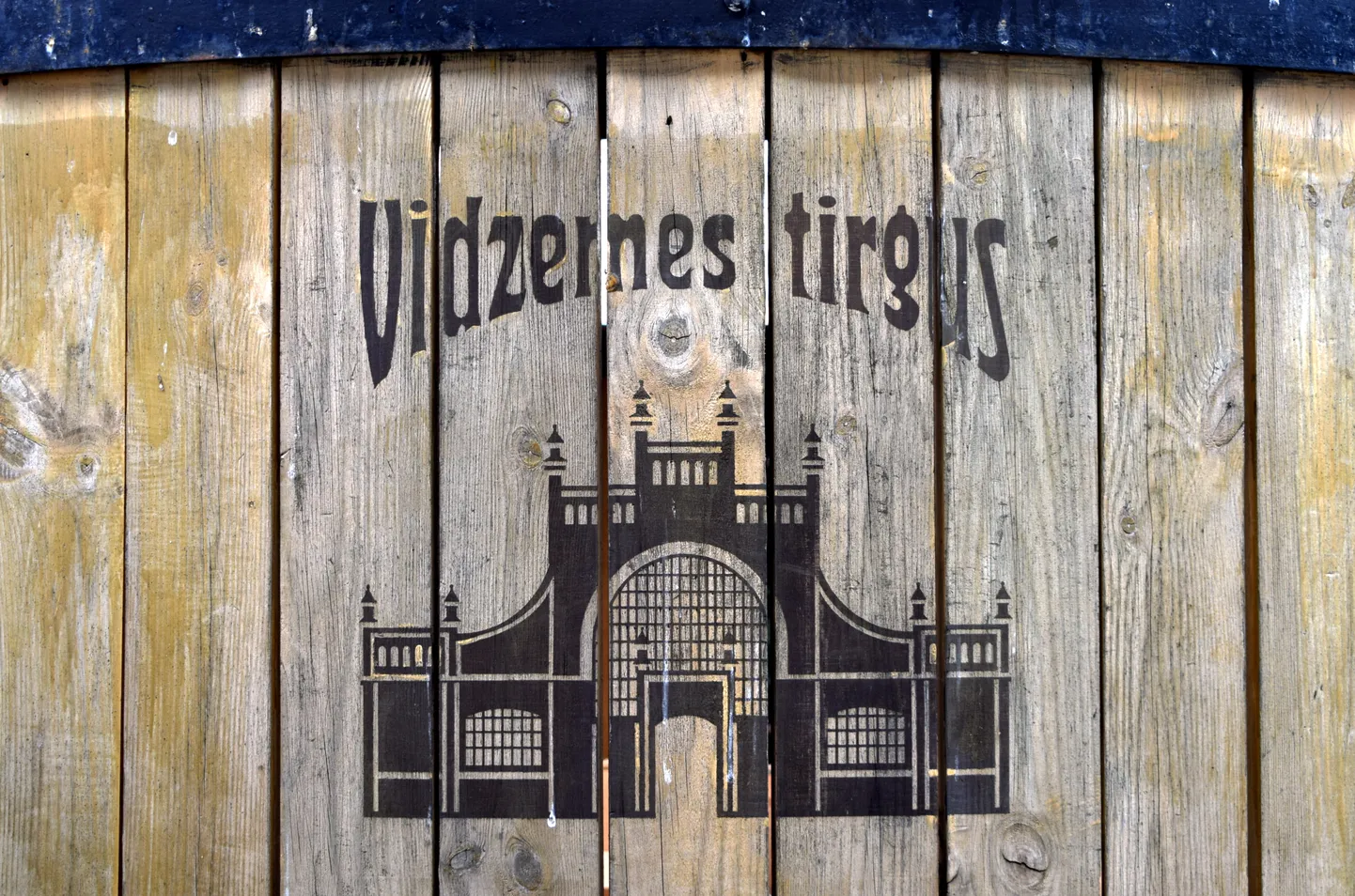 Vidzemes tirgus teritorija.
