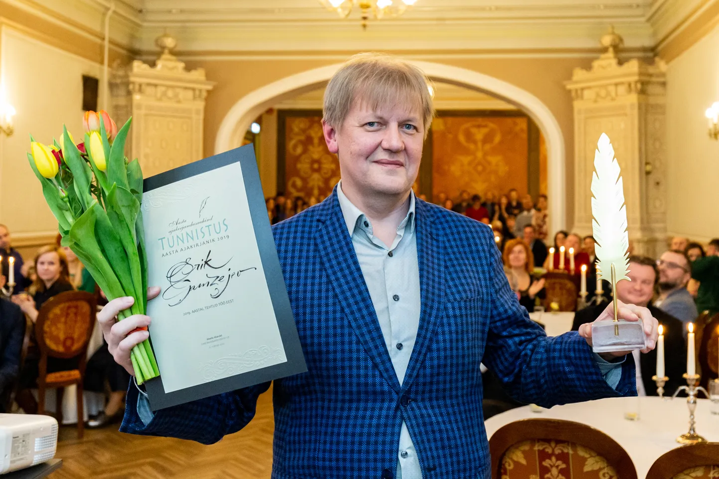 Erik Gamzejev pälvis eelmisel aastal aasta ajakirjaniku tiitli, tänavu kandideerib tema arvamuslugu venekeelsete väljaannete nominatsioonis.