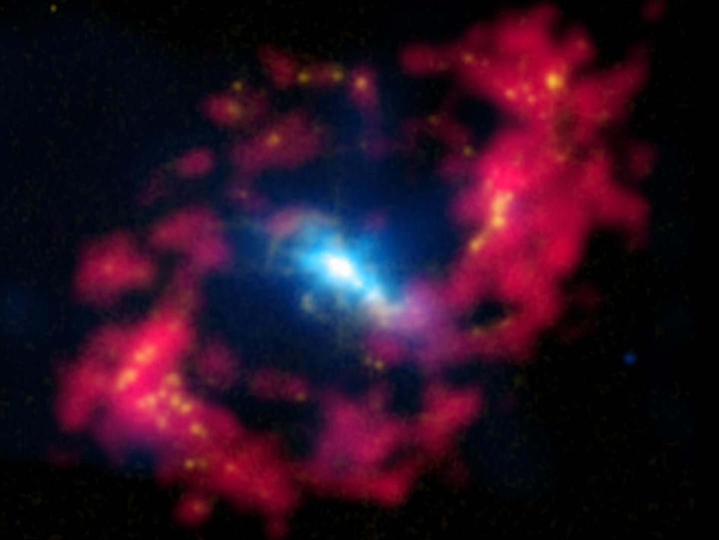 Центральная область галактики NGC 4151