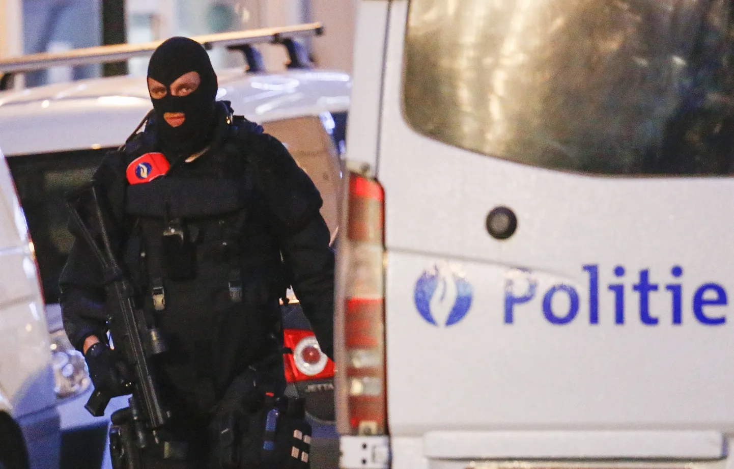 Belgia politsei eriüksuslane.