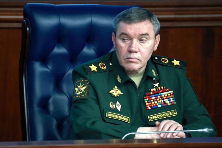 Начальник генштаба ВС РФ, первый замминистра обороны РФ, командующий оккупационными войсками России в Украине. Декабрь 2022 года.