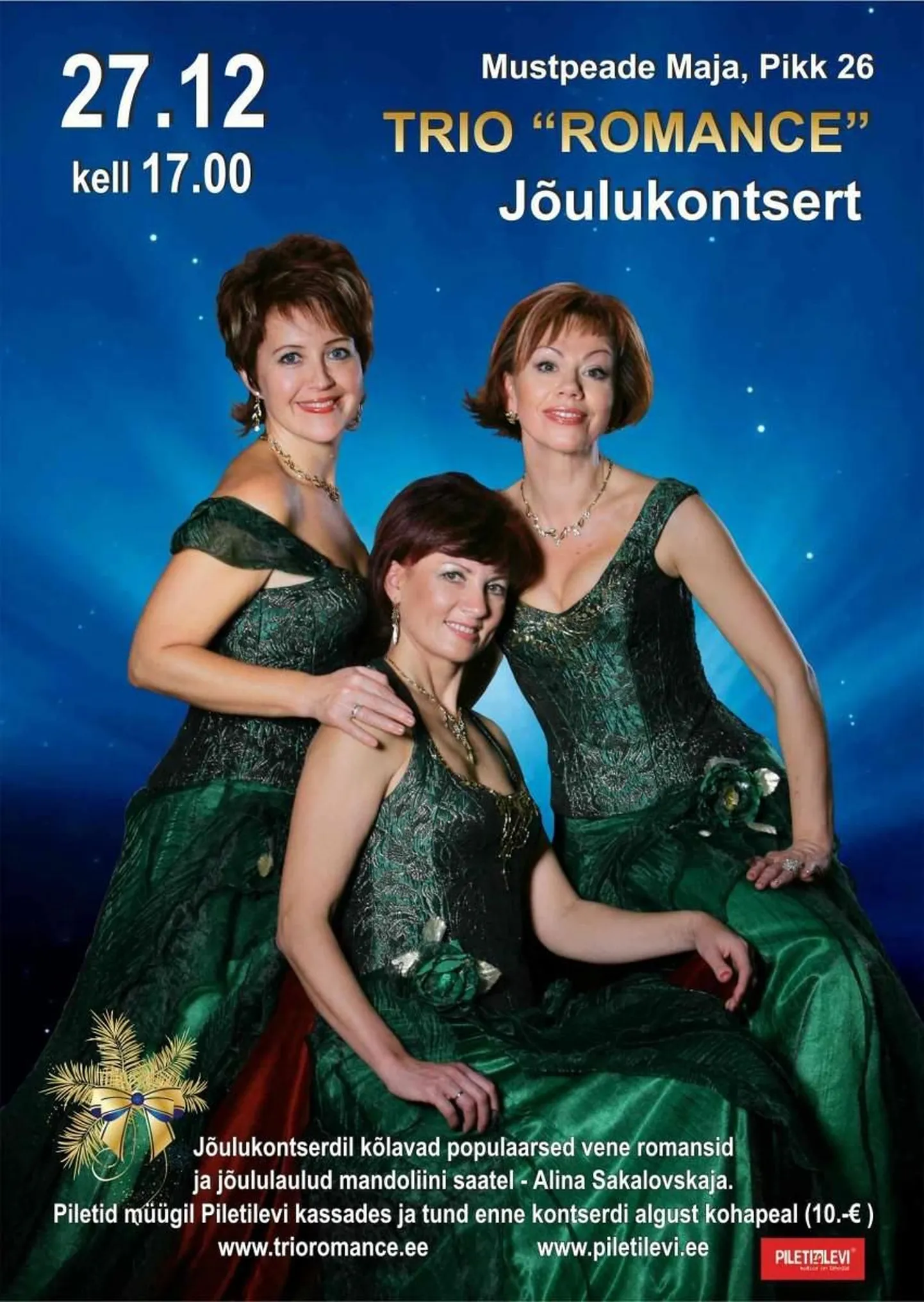 Trio Romance / Jõulukontsert