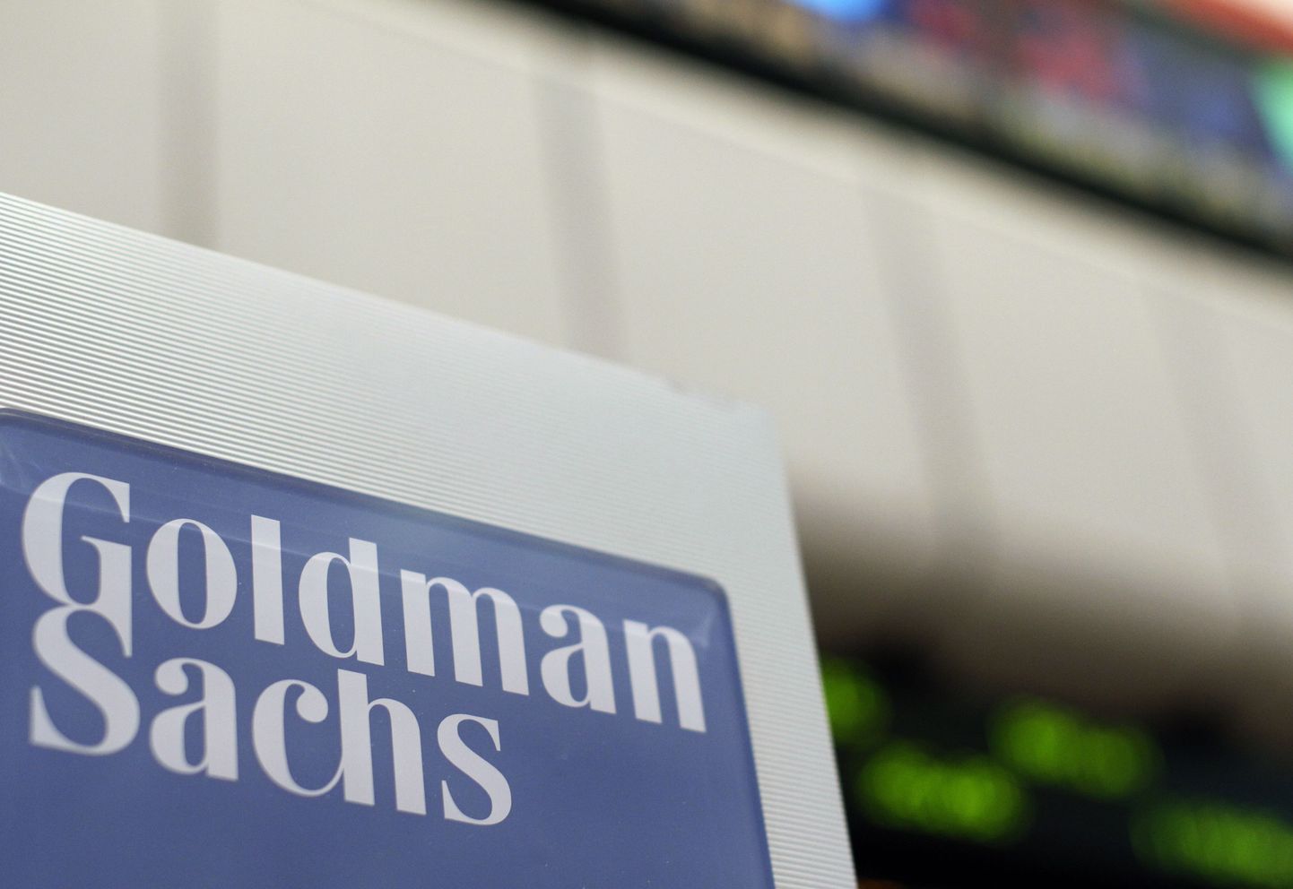 Goldman Sachsi logo New Yorgi börsil