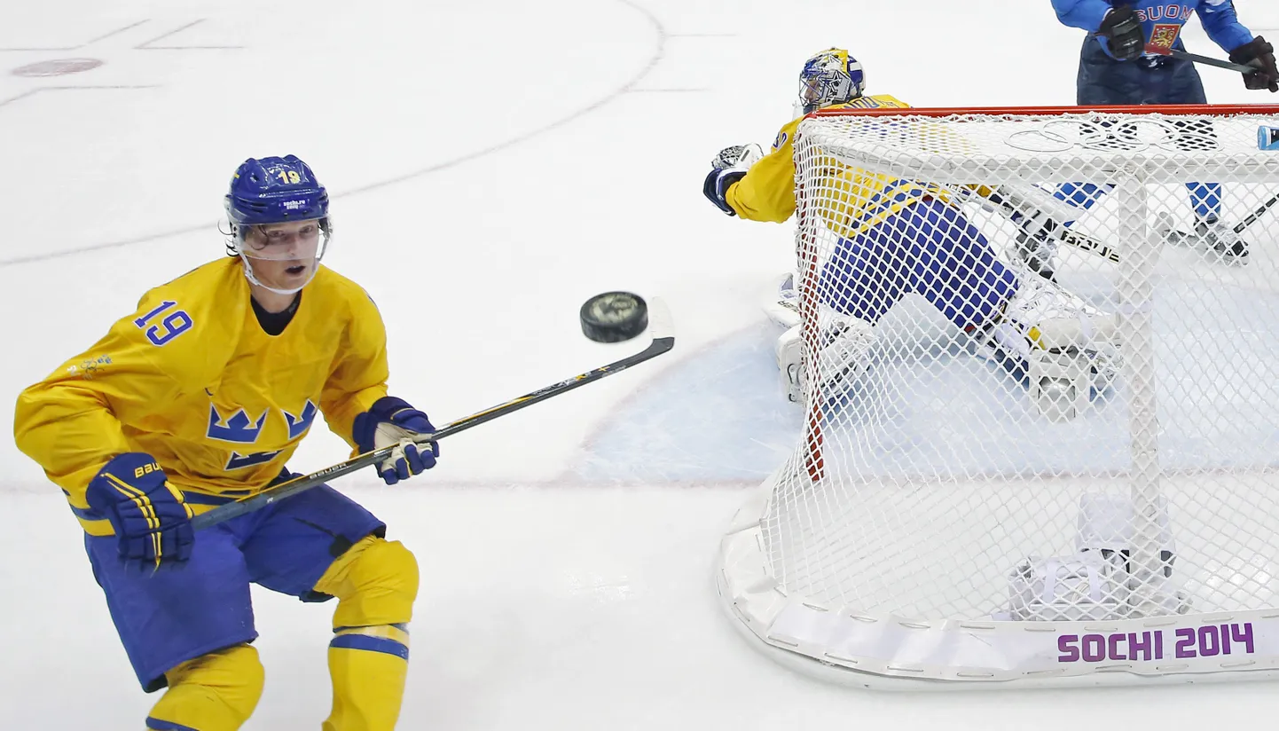Nicklas Bäckström poolfinaalis Soome vastu.
