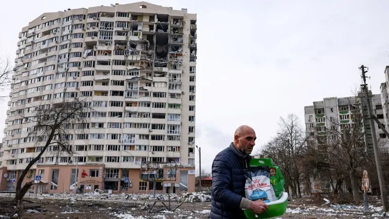Последствия российского обстрела Чернигова