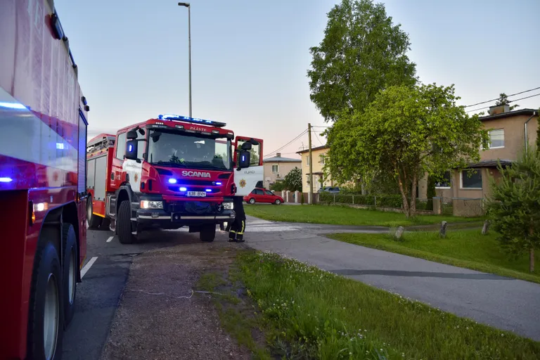 Varahommikul käis põlengut kustutamas suur hulk päästjaid.