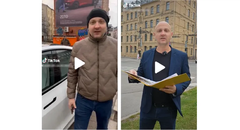 Тиктокер Мик Гафтс зачитывает чиновникам свои выдуманные приговоры за то, что они делали во время пандемии ковида. Сам живет неплохо, каждый день ездит на машине марки Tesla