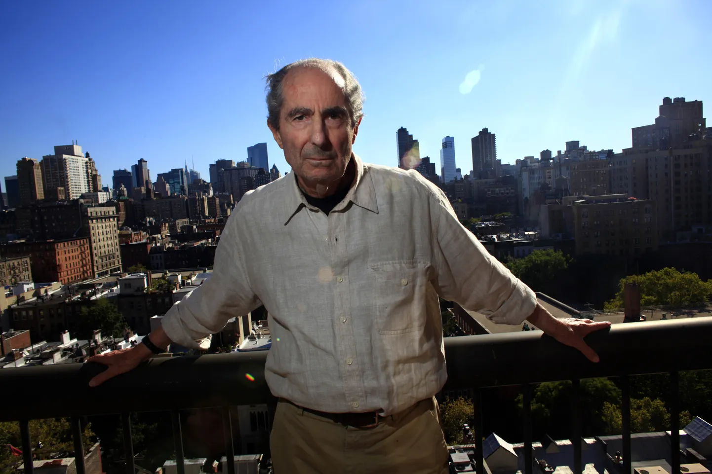 Kirjanik Philip Roth.