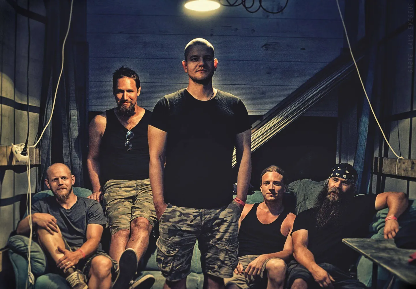 Redneck Rampage'i koosseisu kuuluvad Karl Nagel (vokaal), Indrek Kõnnussaar (kitarr), Allan Arjokesse (kitarr), Enriko Tooding (basskitarr) ja Martin Jüssi (trummid).