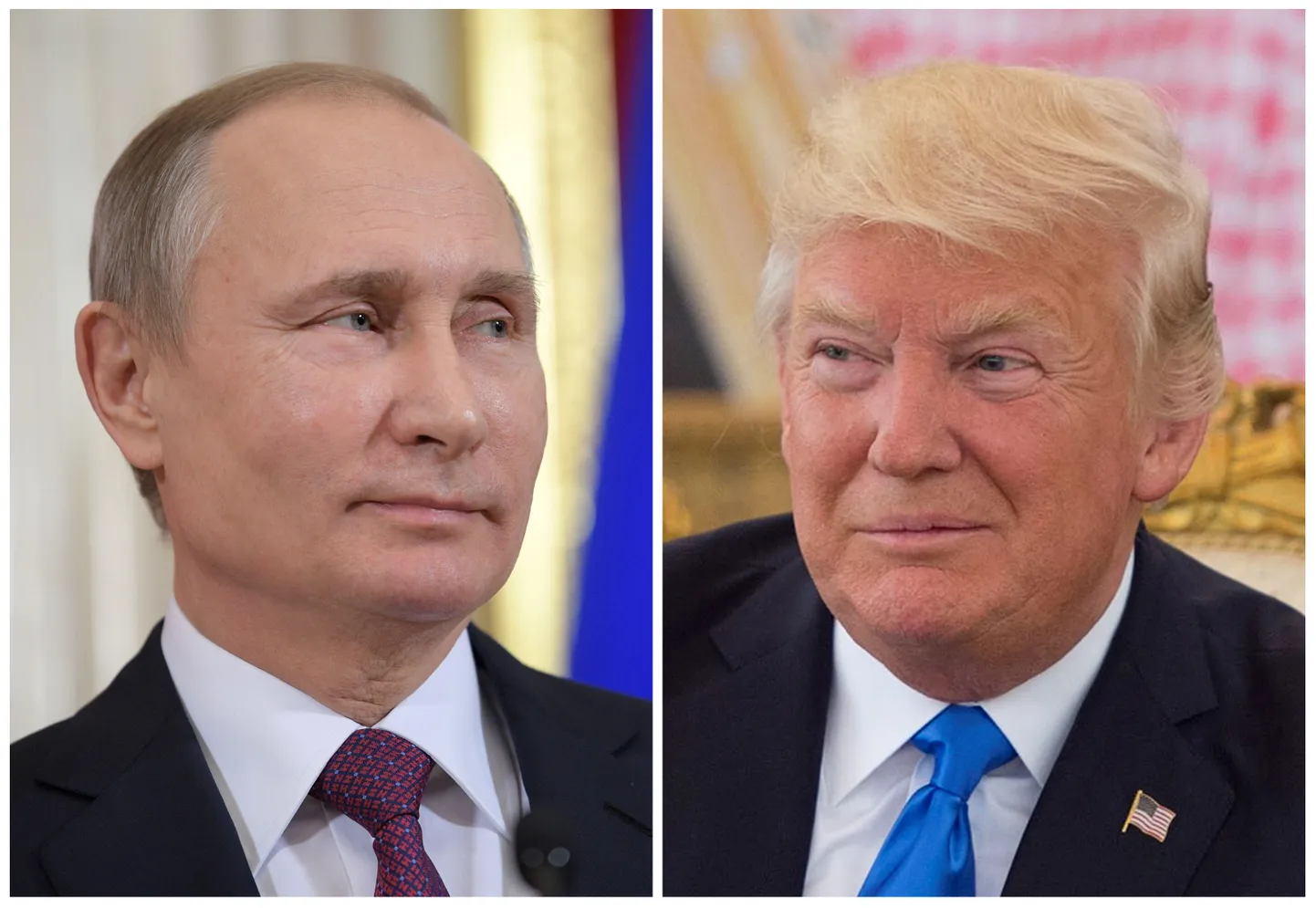 Владимир Путин и Дональд Трамп.