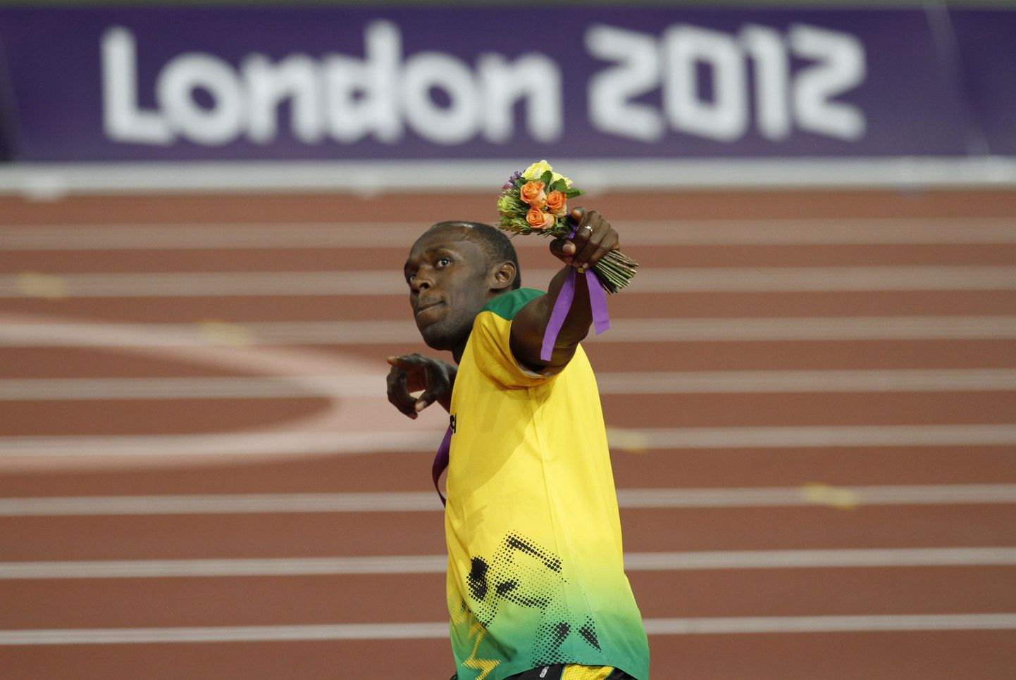 Jamaica sprinter Usain Bolt Londoni 2012. aasta olümpial