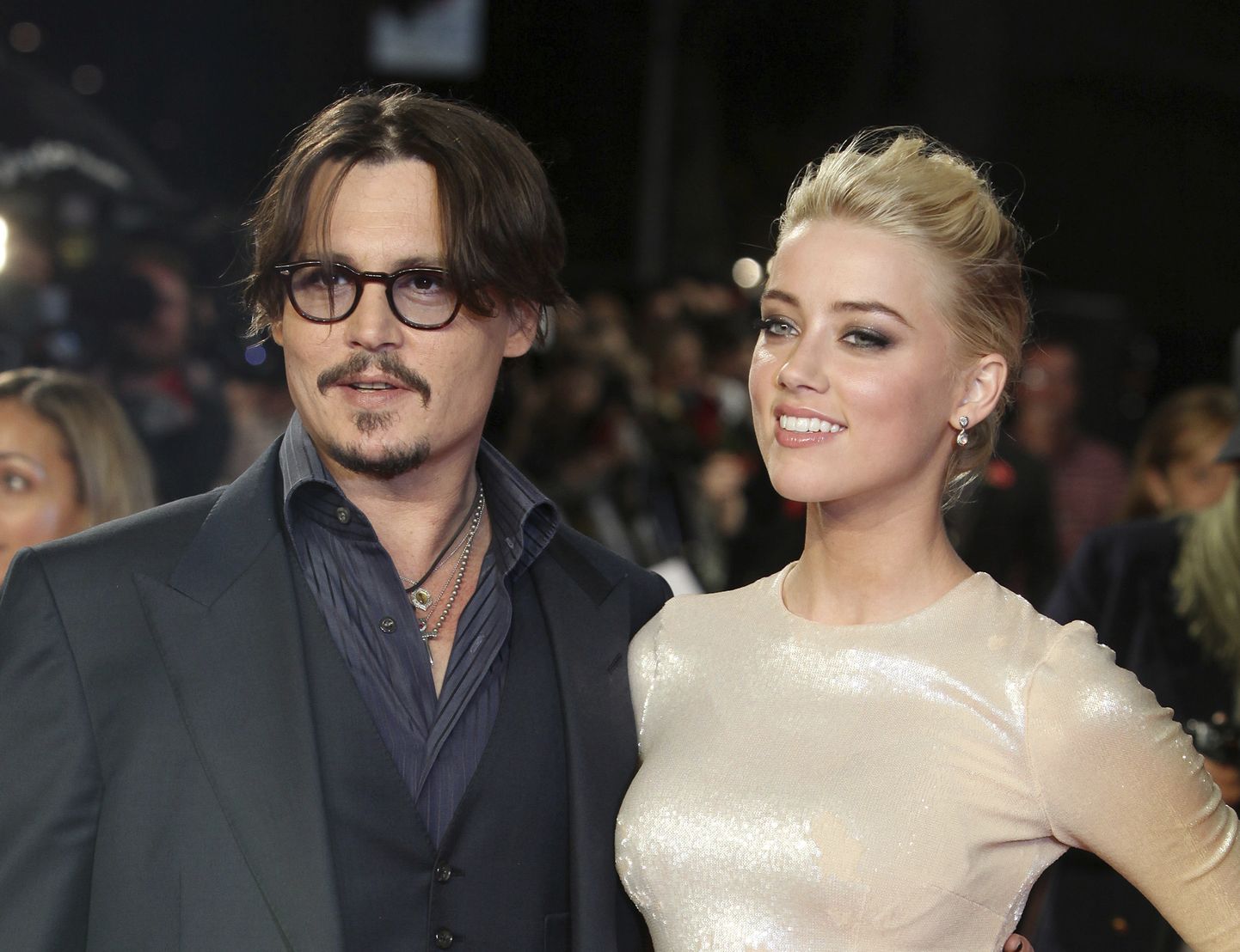 Johnny Depp ja Amber Heard 2011.