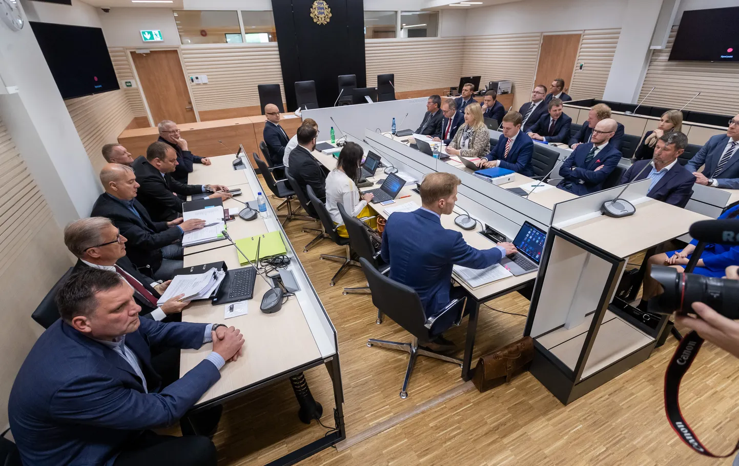 Судебный процесс по делу о коррупции в Таллиннском порту.