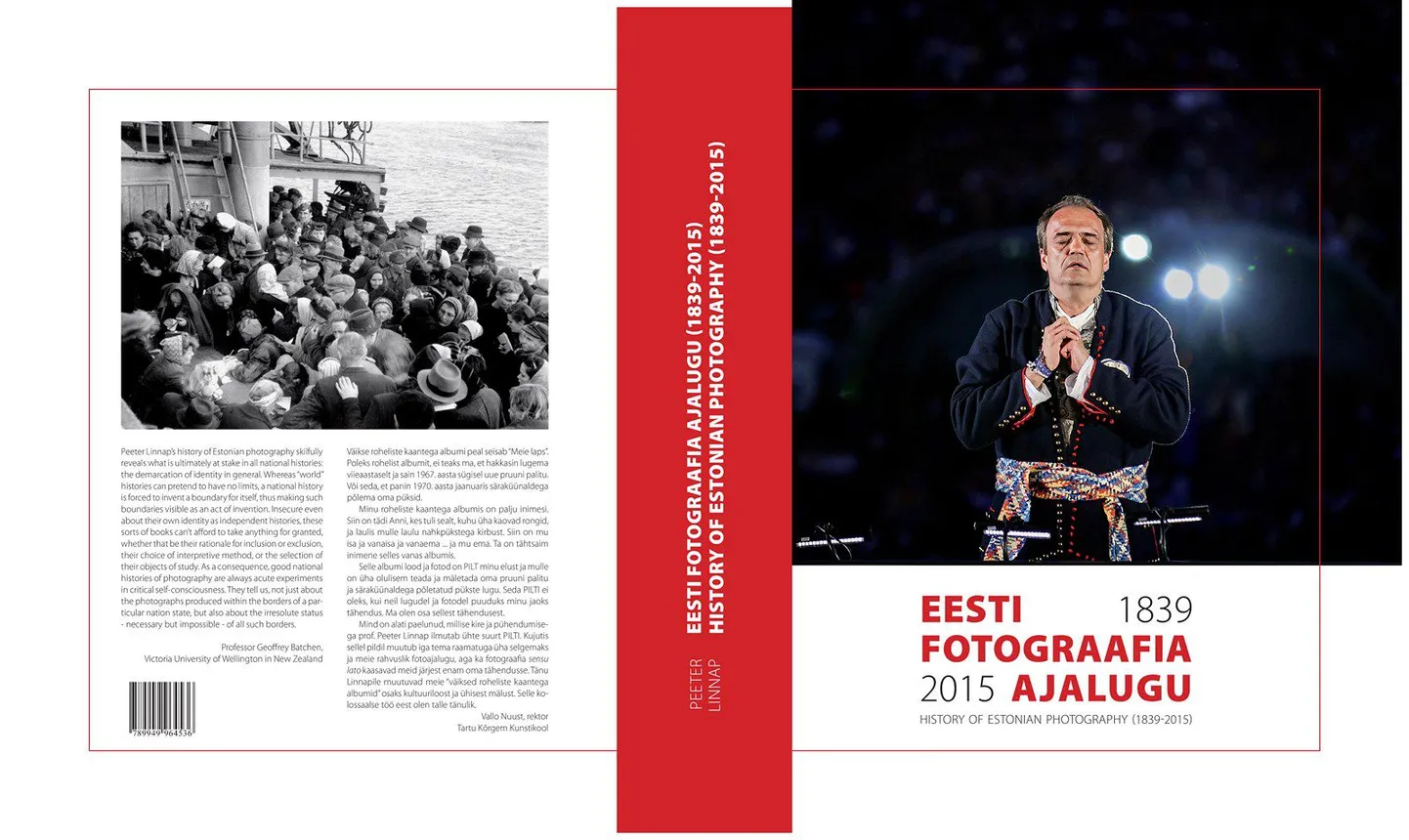 Peeter Linnapi raamatu «Eesti fotograafia ajalugu 1839 - 2015 (Silmakirjad 8)» esikaas.