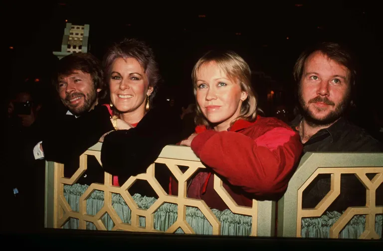 Ansambel ABBA 1982. aastal. Bändi liikmed Benny Andersson, Anni-Frid Lyngstad, Agnetha Faltskog ja Bjorn Ulvaeus.