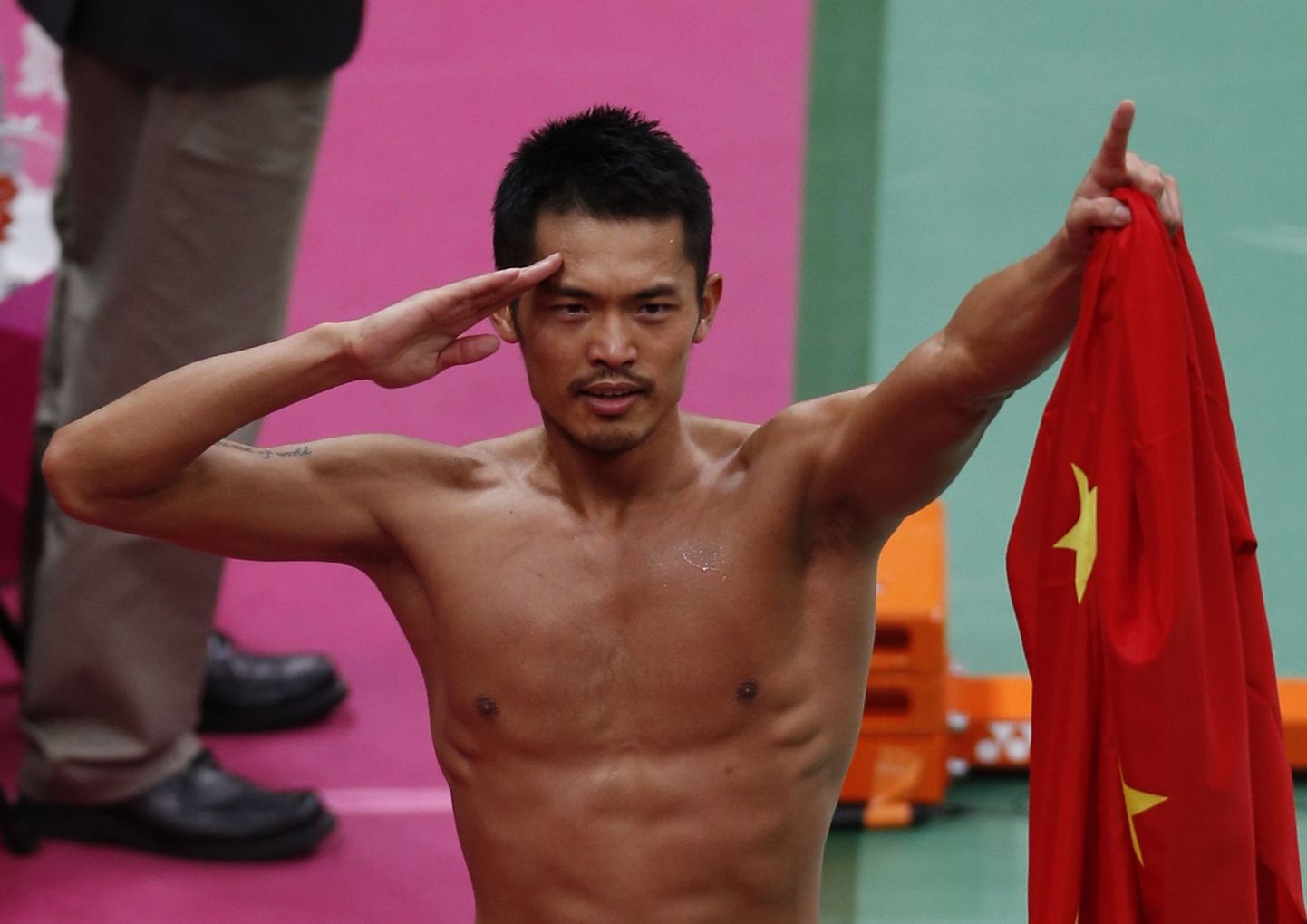 Lin Dan krooniti teistkordselt meesüksikmängu olümpiavõitjaks.