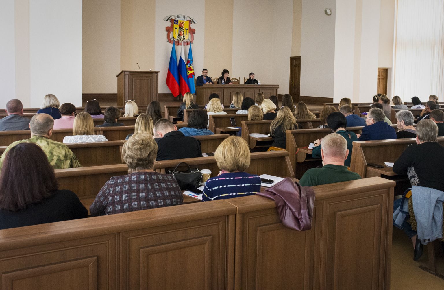 Luhanskā notiek sagatavošanās pseido referendumam par pievienošanos Krievijai