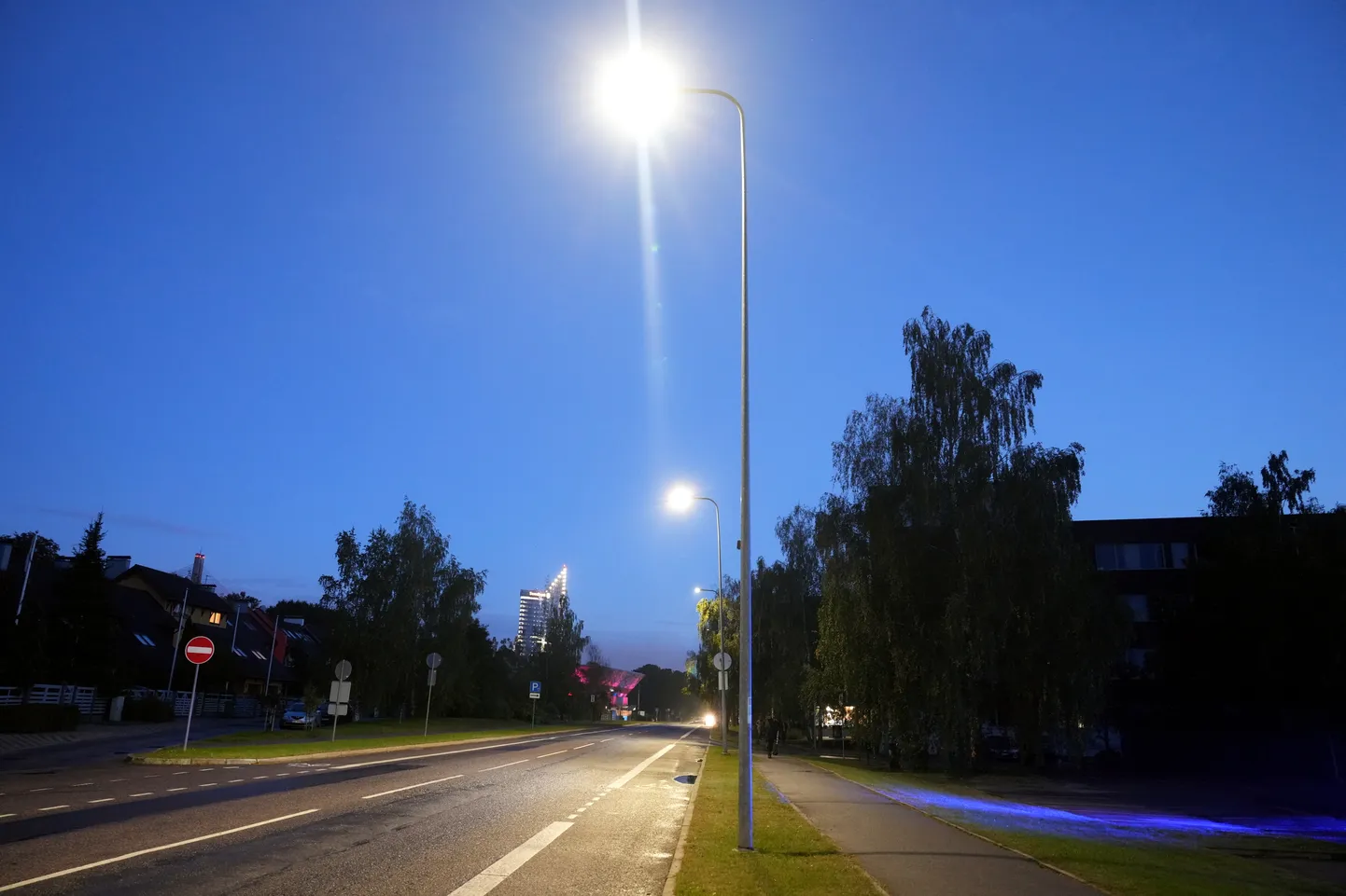 Pirmais viedās pilsētas pilotprojekta risinājums Ķīpsalā - viedais apgaismojums.
