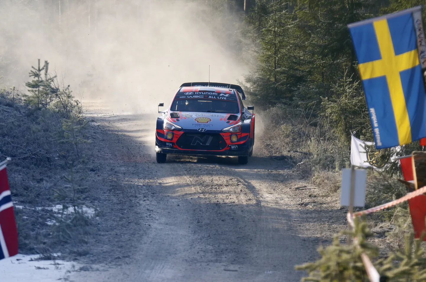 Ott Tänak Rootsi rallil 2020.