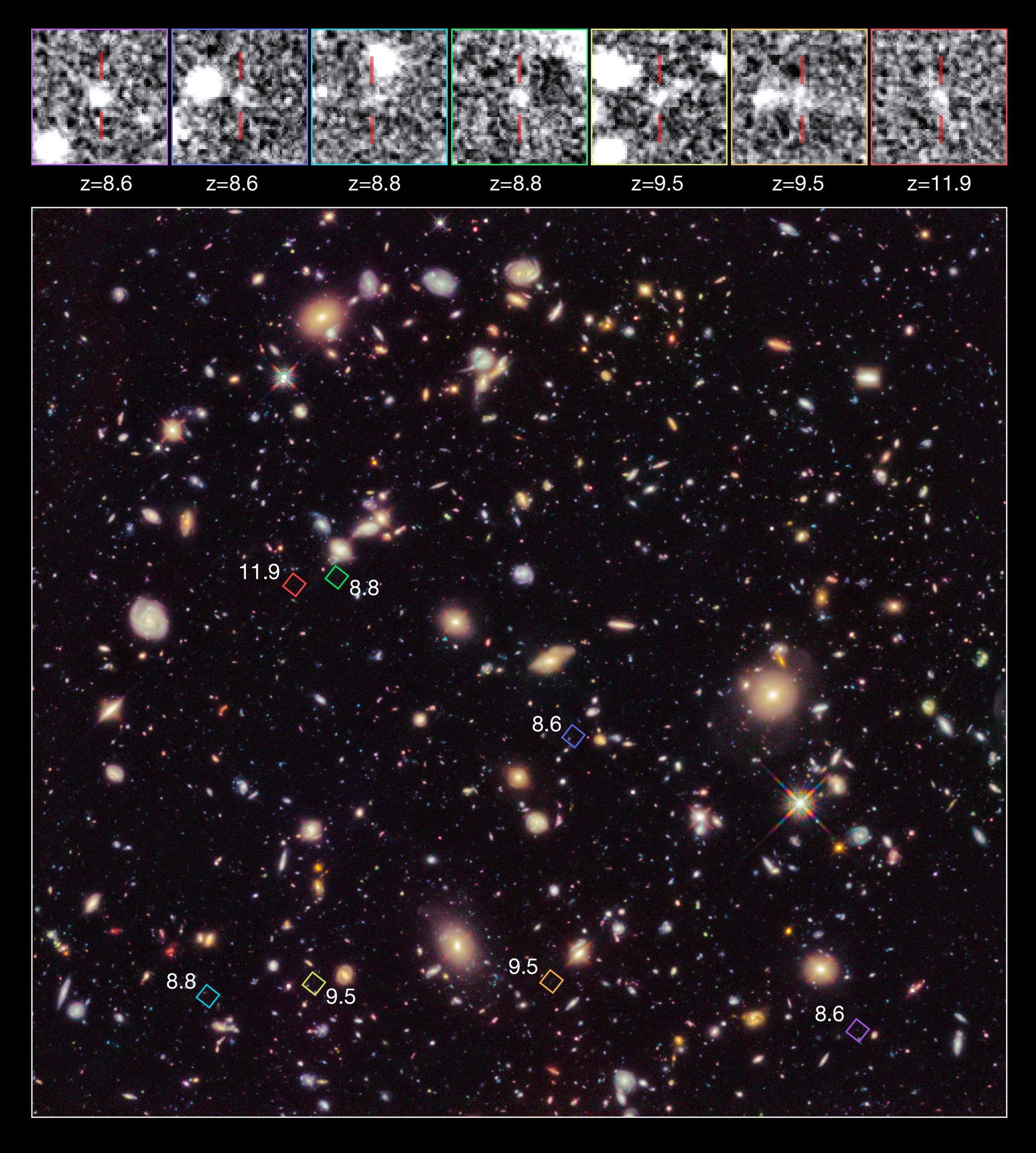 Hubble sai pildid 13 miljardi aasta vanustest galaktikatest
