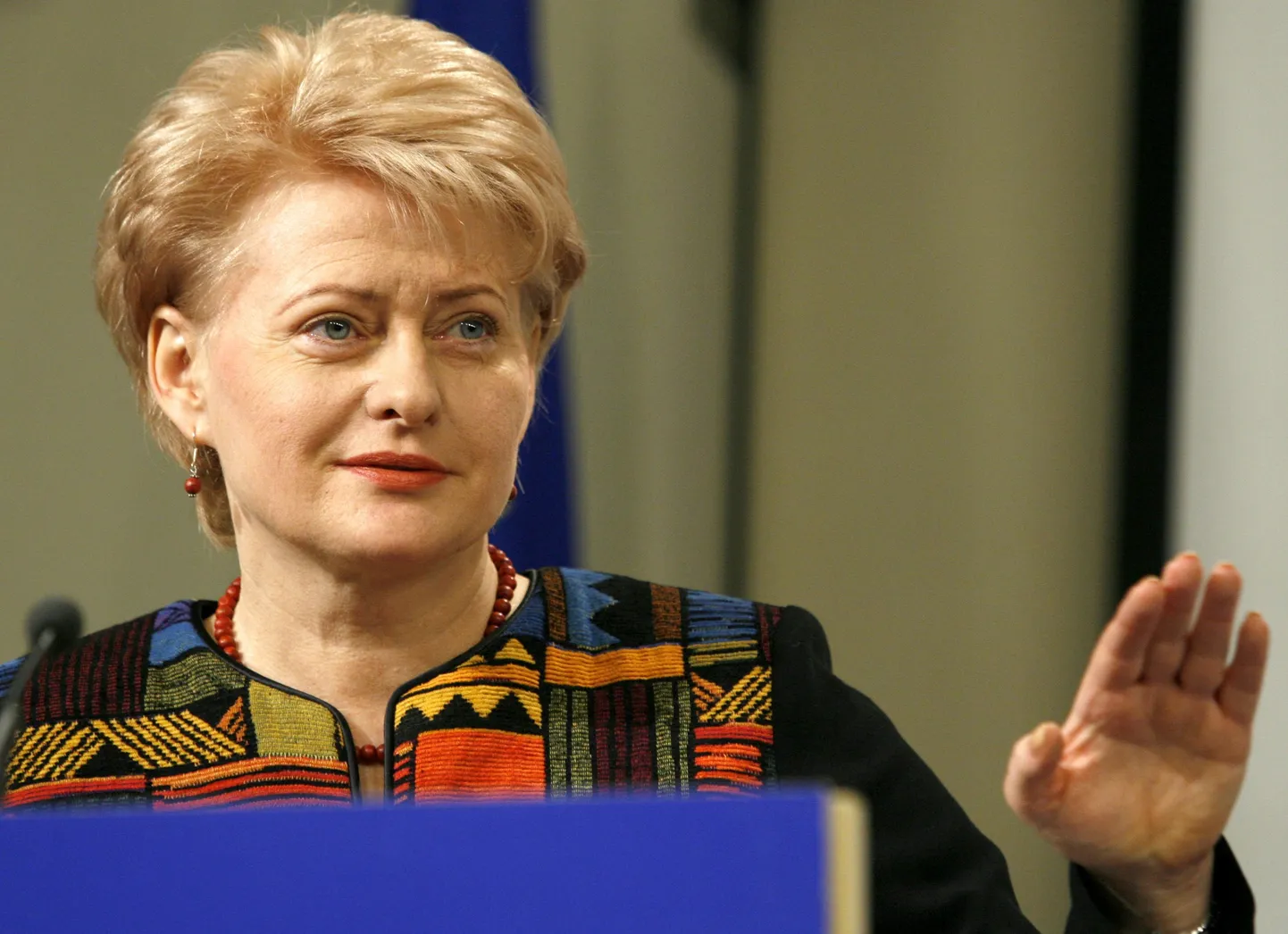 Eurovolinik Dalia Grybauskaite.