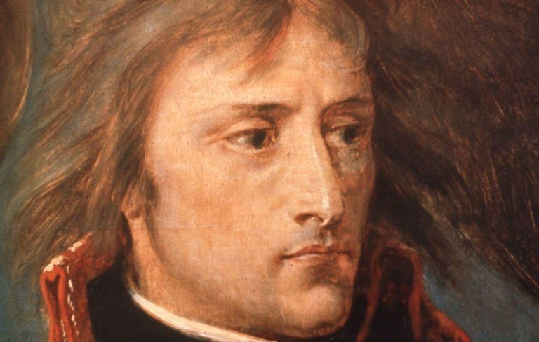 Лицо Наполеона, фрагмент картины-