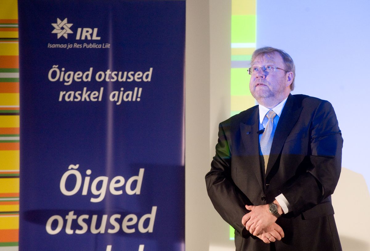 Презентация избирательной кампании IRL в Европарламент в апреле 2009 года.
