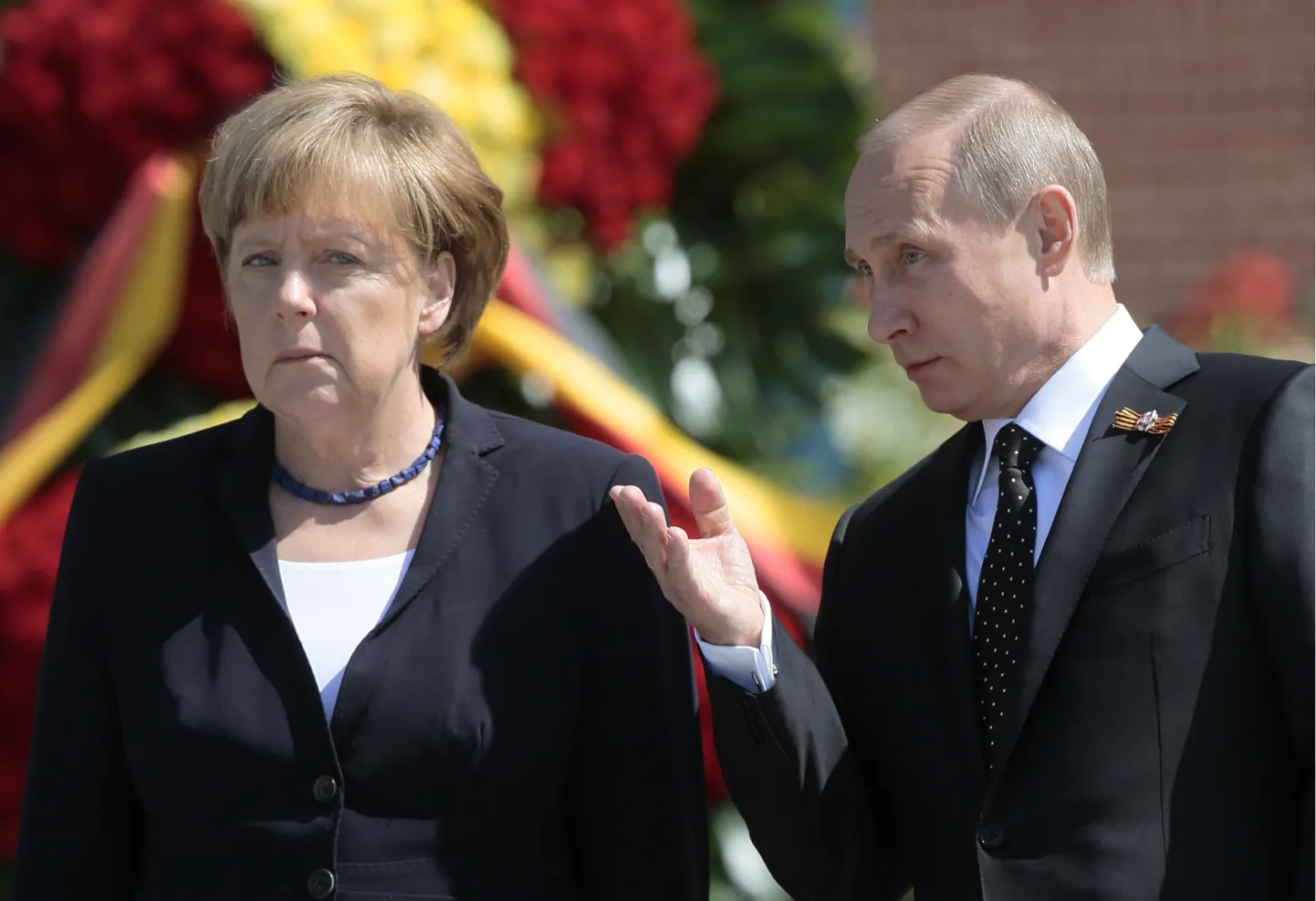 Ангела Меркель и Владимир Путин.