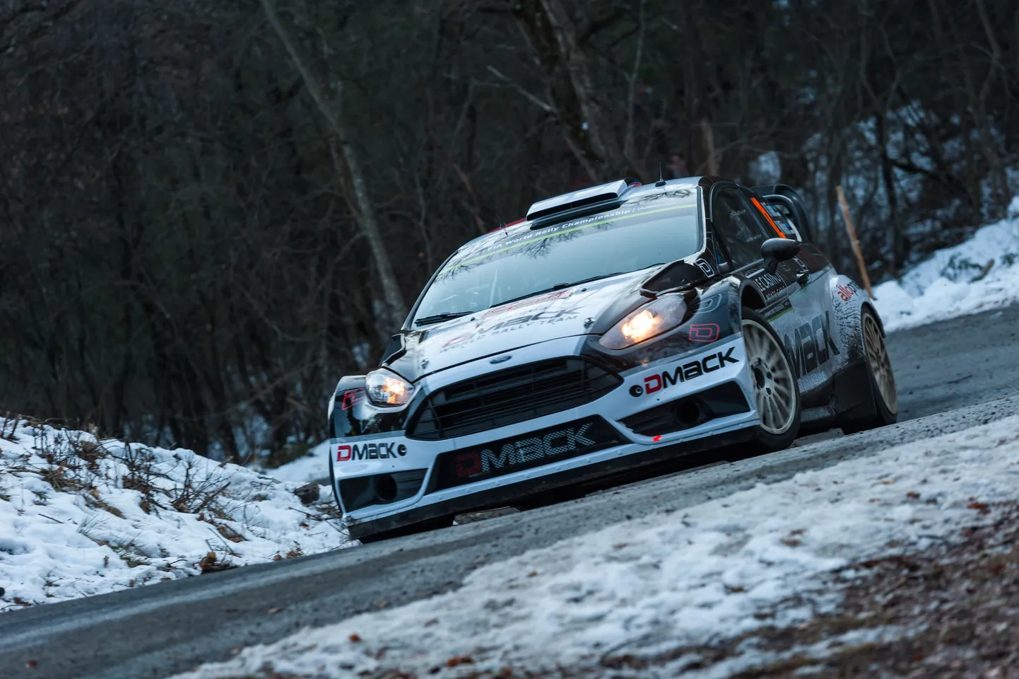 Monte Carlo ralli testikatse. Ott Tänak.